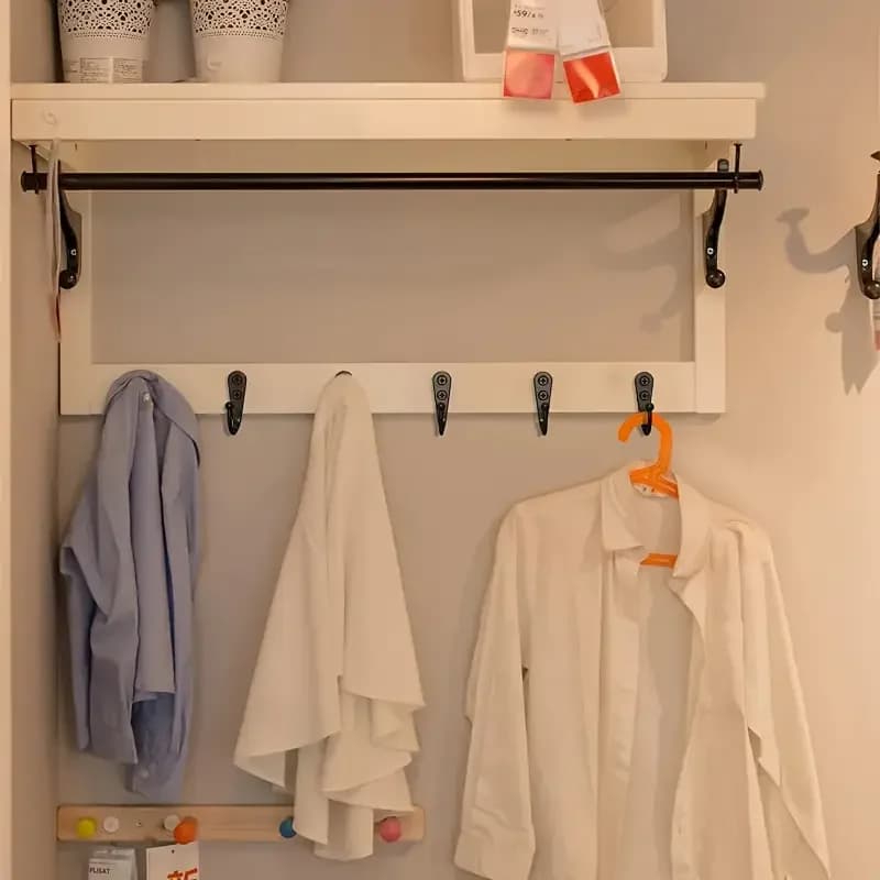 10 Ganci Vintage per Cappotti con Viti, Appendiabiti da Parete in Metallo Anticato, Ganci per Porta, Accappatoi, Vestiti, Asciugamani, Chiavi per Bagno e Cucina (Bronzo)