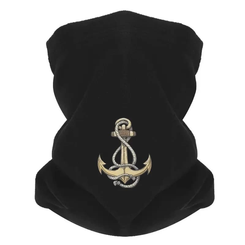 Design in corda di ancoraggio simbolo marino nodo uomo sciarpa da esterno maschera ghetta per il collo cappello berretto da donna copricapo antivento tenere al caldo inverno multi
