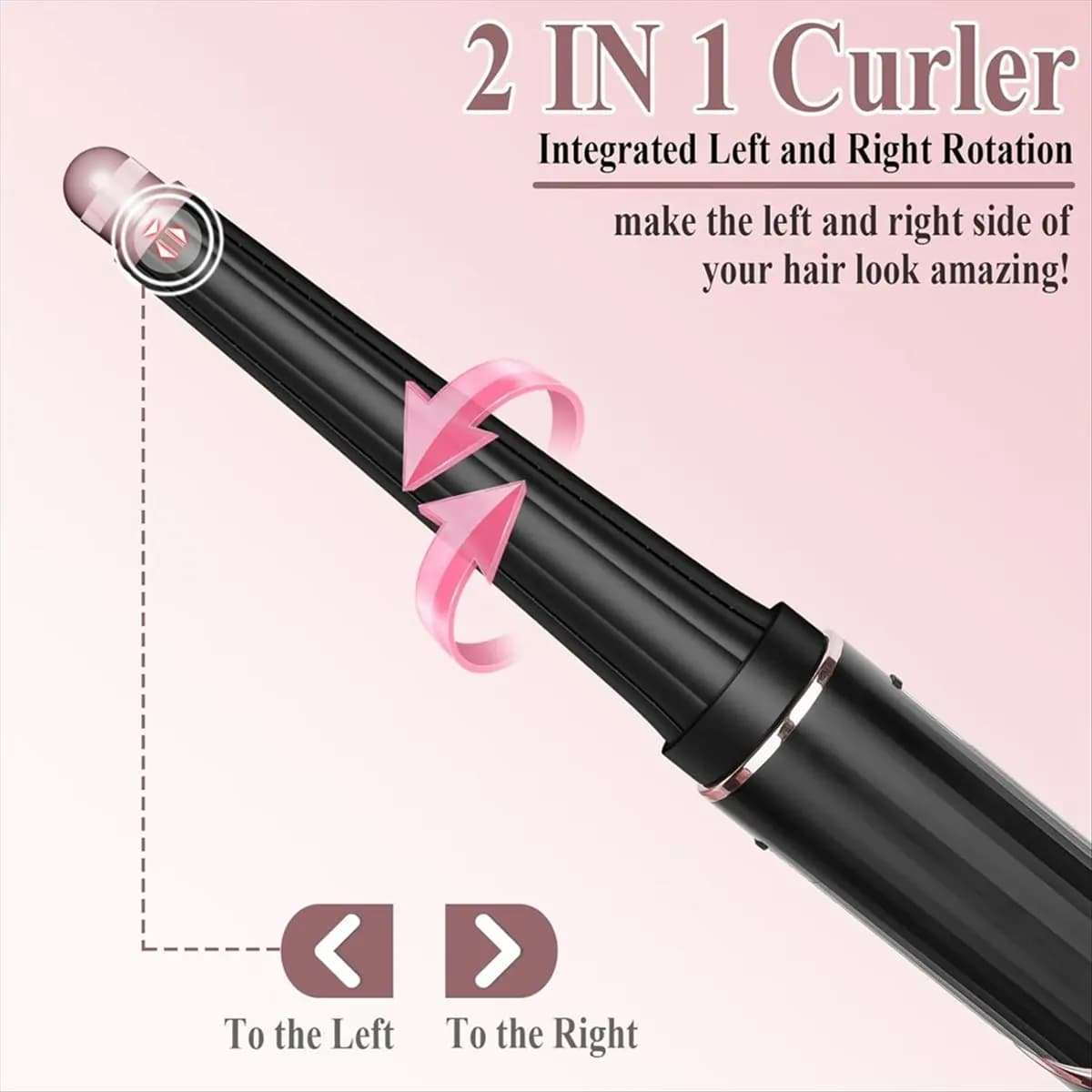 Exclusive 0,78-1,4 inch long barrel conical curling iron for Shark FlexStyle HD435/430 Hair styling tool with bidirectional curling support