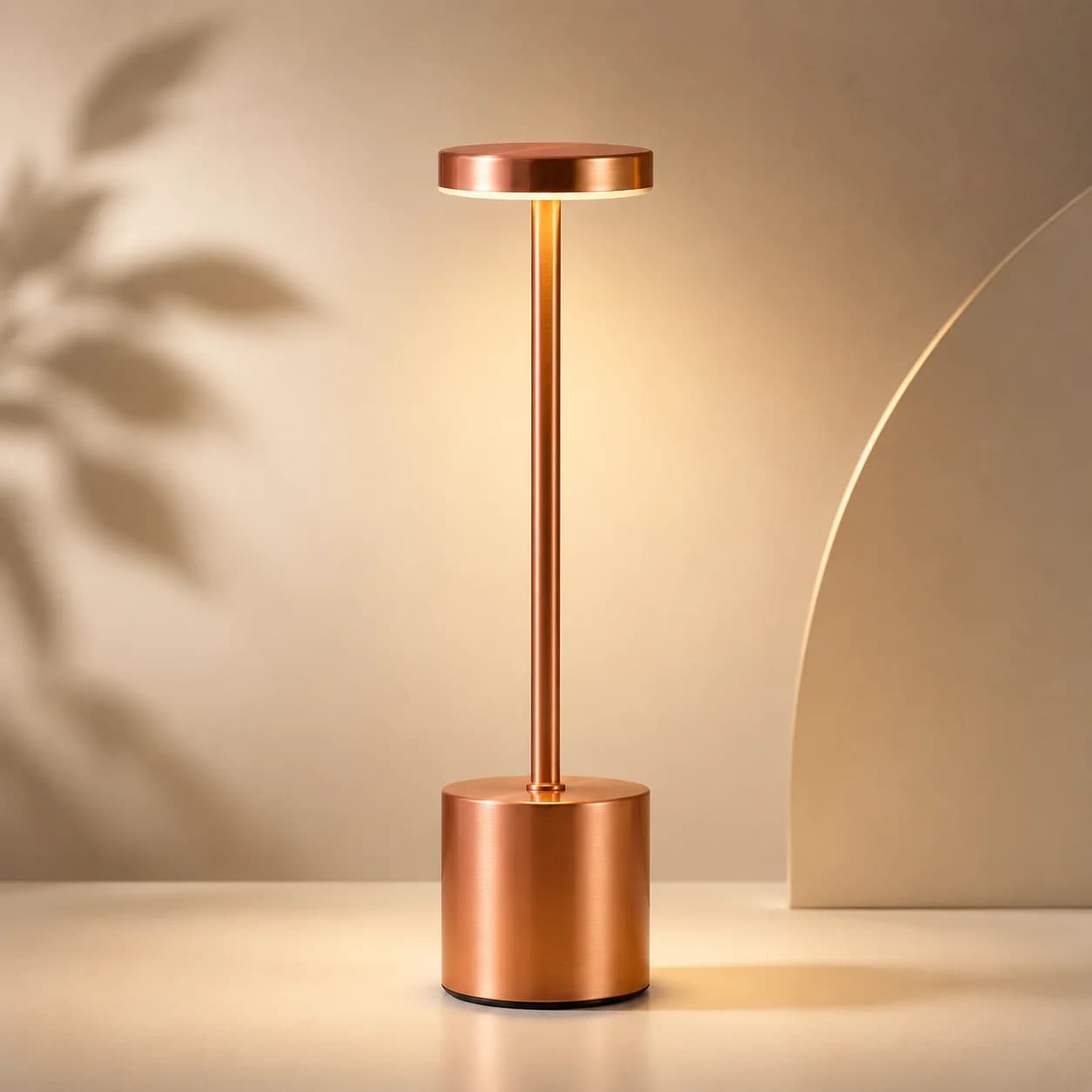 Lampade da Tavolo in Metallo GGBingo, Luce Notturna LED Ricaricabile, Lampada da Tavolo Decorativa per Soggiorno