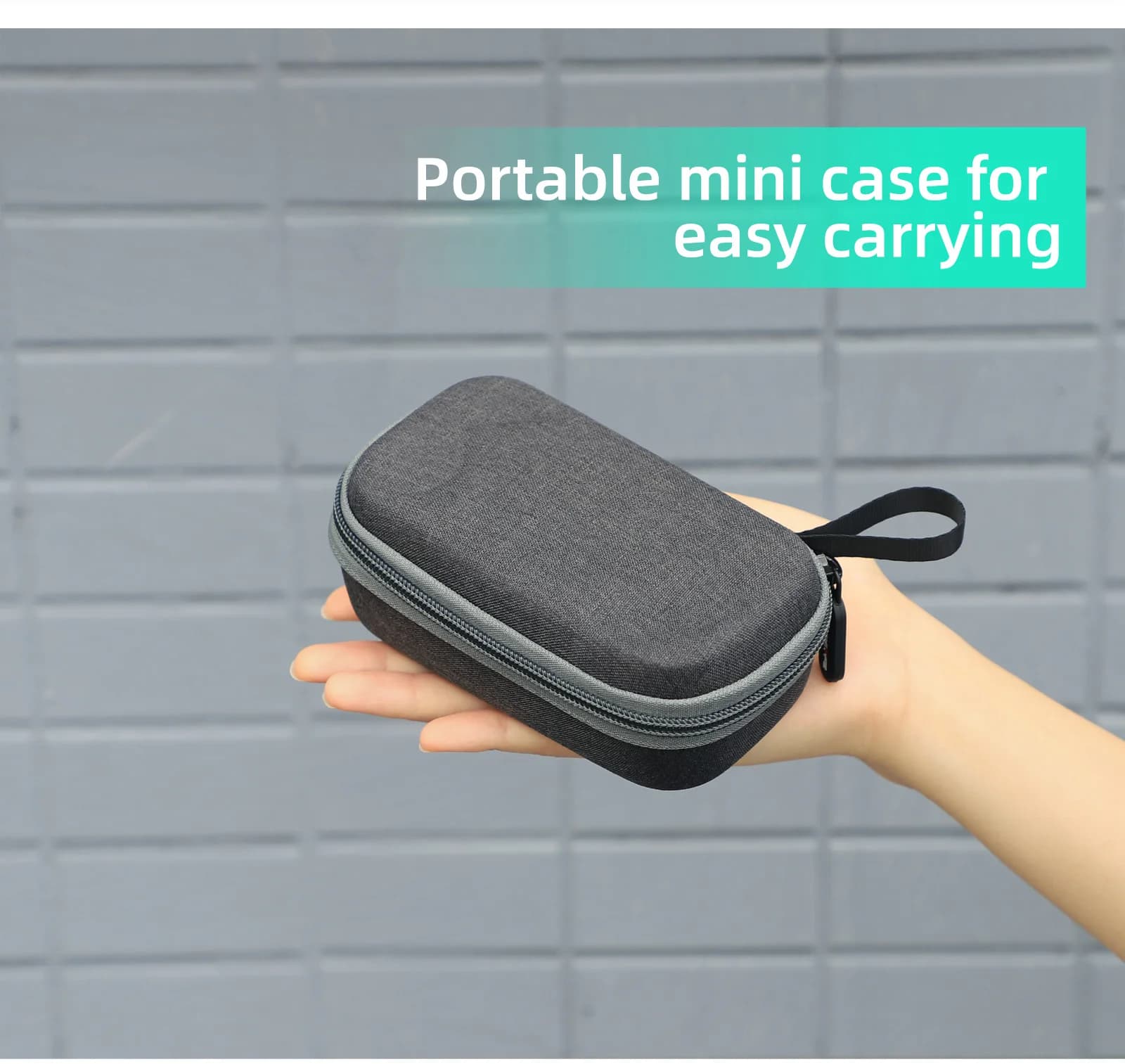 Borsa portaoggetti Sunnylife per Insta360 X4 Air/X3/ONE X2/X Mini, custodia portatile singola per esterni, accessori per fotocamera