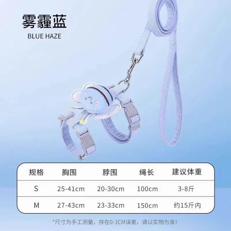 Cute Dog Pet Leash Cat Chest Bag Back Accessories Small Dog Going Out Chest Strap Walking Dog
