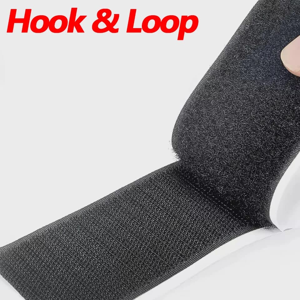 20/25/30/50mm Magic Sticker Tape Self Adhesive Extra Strong Double Side Adhesive Sticker Pad Fluffy Hook and Loop Fastener 1-25m