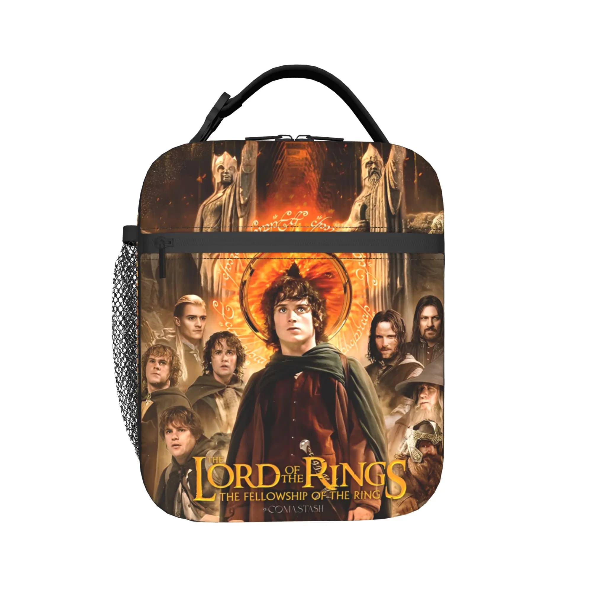 Borsa termica porta pranzo isolata Lords Rings Gollum Accessories per ufficio, contenitore per alimenti, borsa termica riutilizzabile