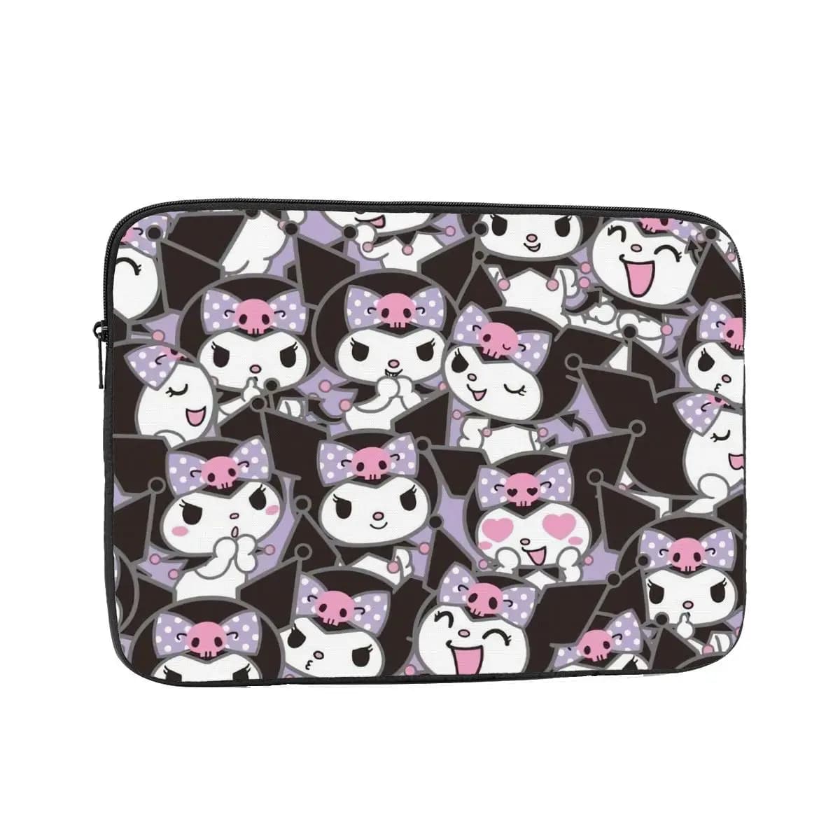 Custodia Protettiva per Laptop e Notebook Kawaii Kuromi, Borsa Antiurto per Computer da 10, 12, 13, 15, 17 Pollici