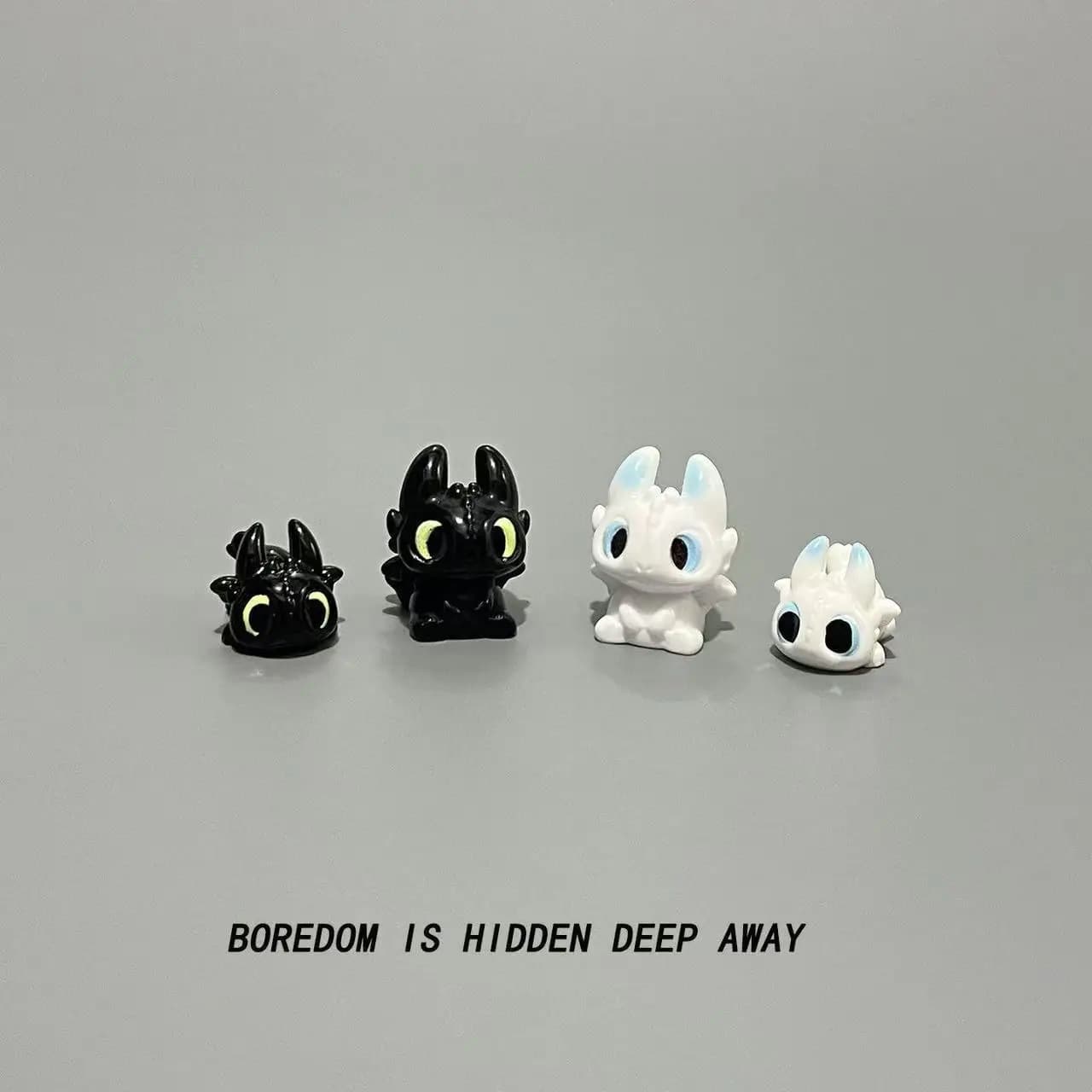 Cute toothless baby doll figure, car dashboard decoration, mini collectible, fun and quirky accessory, gift for friends