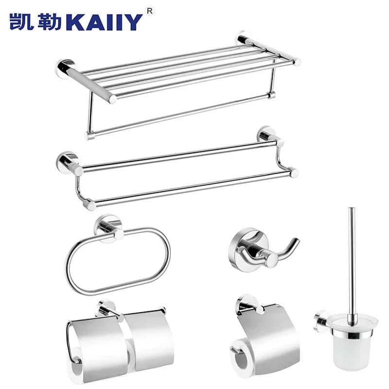 Set porta asciugamani Hxl per bagno - portasciugamani, accessori e ripiano portaoggetti