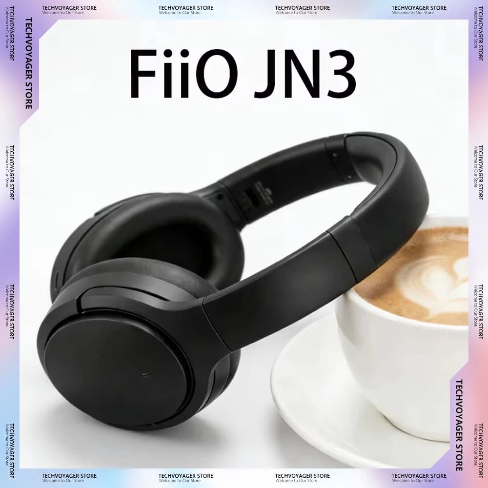 FiiO JN3 Cuffie da gioco wireless Bluetooth a bassa latenza per e-sport con cancellazione del rumore ANC e supporto LDAC per PC, ideali come regalo per i giocatori.