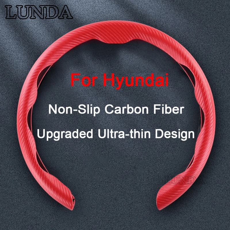 Anti-slip Carbon Fiber Car Cover Booster Cover for Hyundai I20 I30 Elantra Azera Veracruz Veloster Kia Rio K7 K5