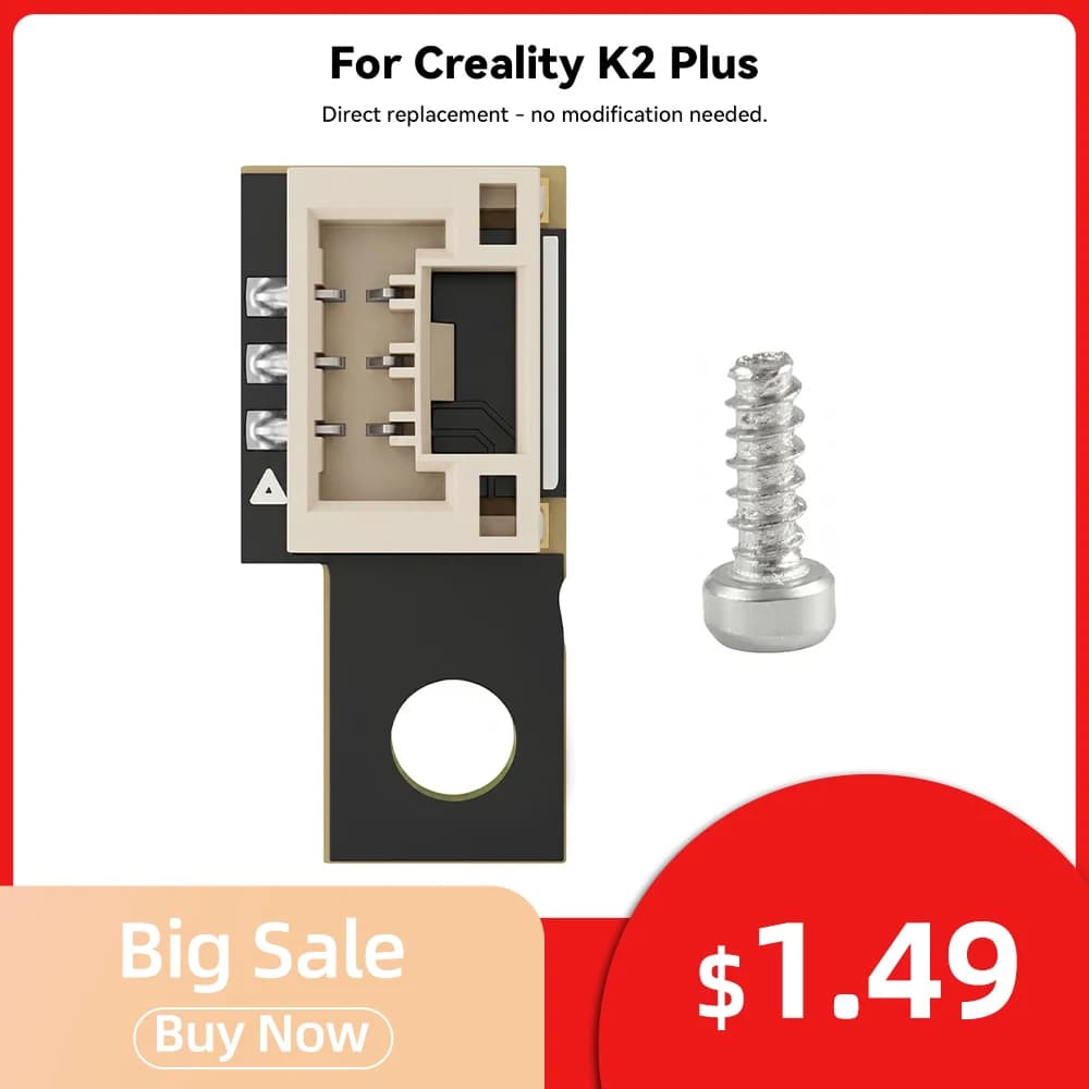 For Creality K2 Plus Cutter Hall Sensor Board Direct Replacement Magnetic Hall Sensor Technology For K2 Plus 3D Printer Parts