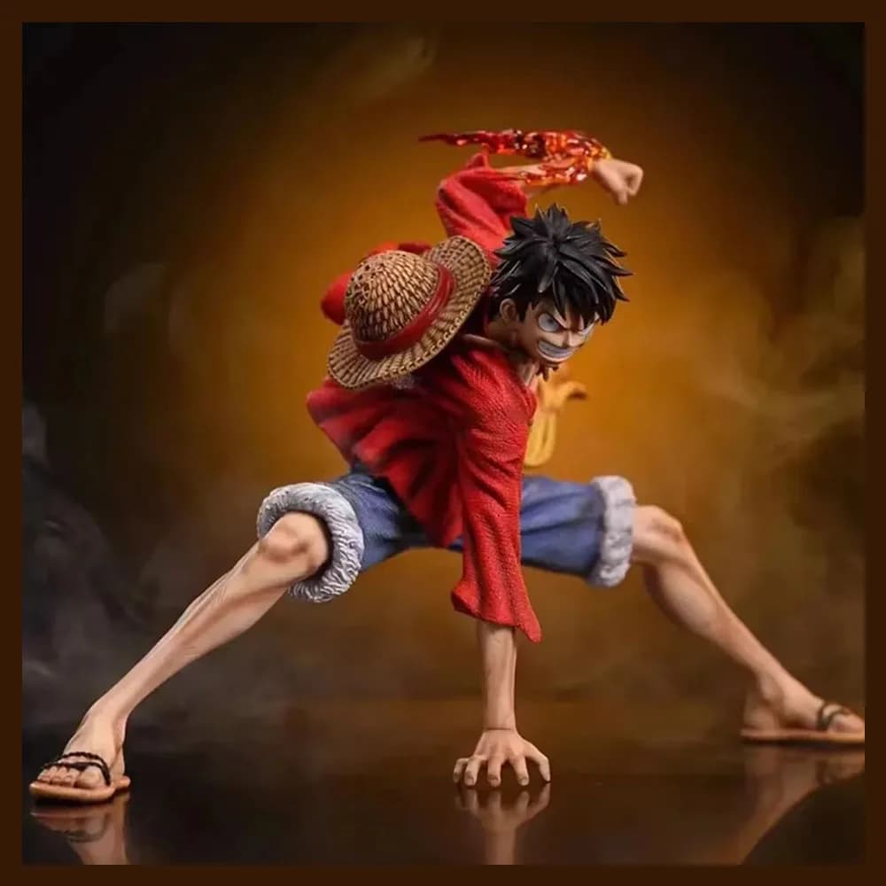 18 cm One Piece Monkey D. Rufy Rufy Figure Battle Style Action Figures Collezione Anime Modello in PVC Giocattoli per bambole Regali di compleanno per bambini