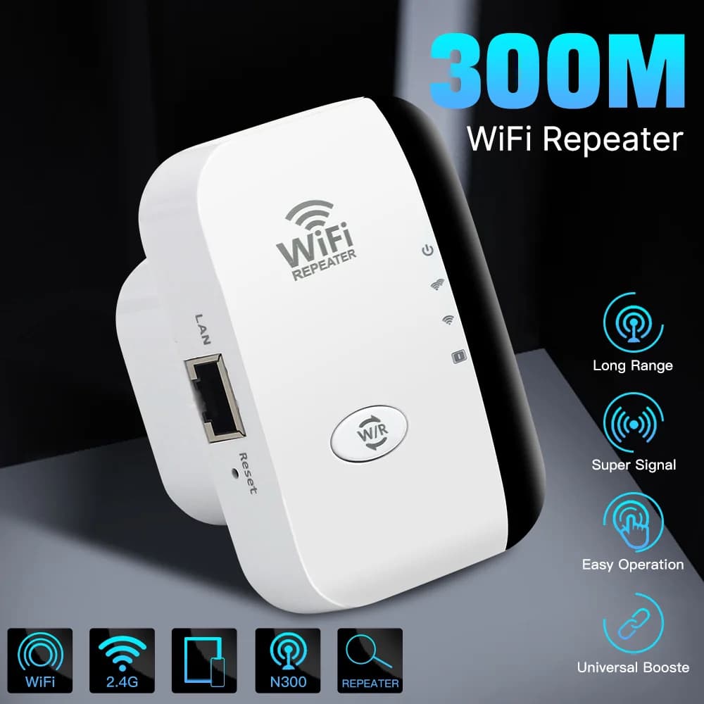 FENVI 300Mbps ripetitore WiFi Wireless 2.4Ghz amplificatore wi-fi Extender 802.11N/ B /G WPS punto di accesso segnale a lungo raggio 802.11N