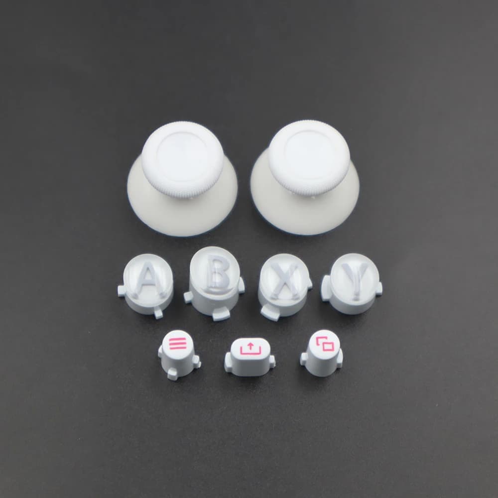 Kit di Modifica per Controller Xbox Series X/S, Copri-Stick Analogici, Pulsanti ABXY View Menu Share, Parti di Ricambio e Accessori per Gamepad Core