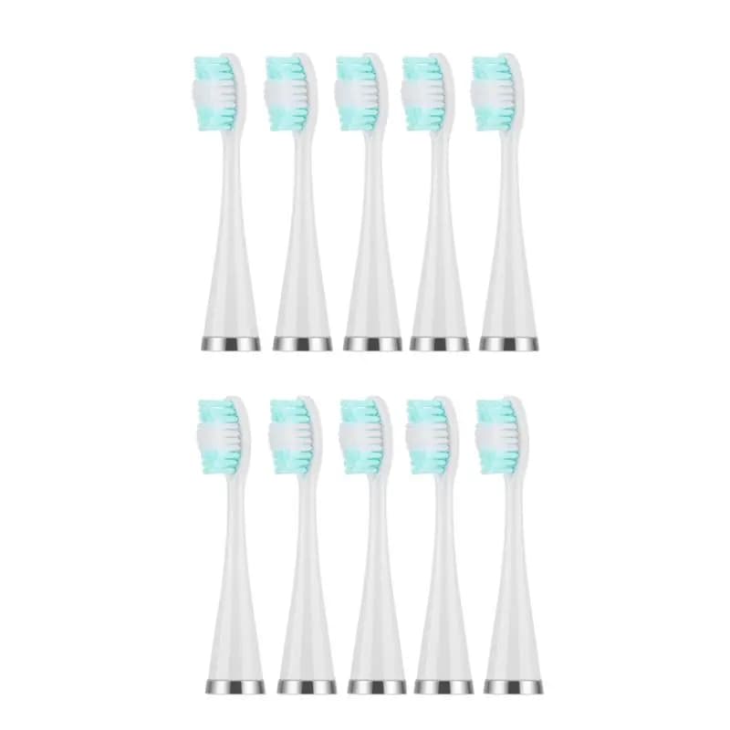 A84X-10PCS Replacement heads for electric toothbrush, spare heads for electric toothbrush, white toothbrush