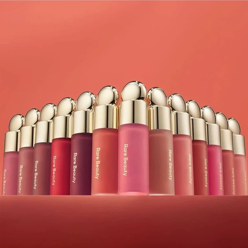 Rare Beauty Soft Pinch Blush Liquido, Idratante per il Viso e Labbra, Impermeabile e a Lunga Durata, Cosmetici Hope Honesty Happy Wonder