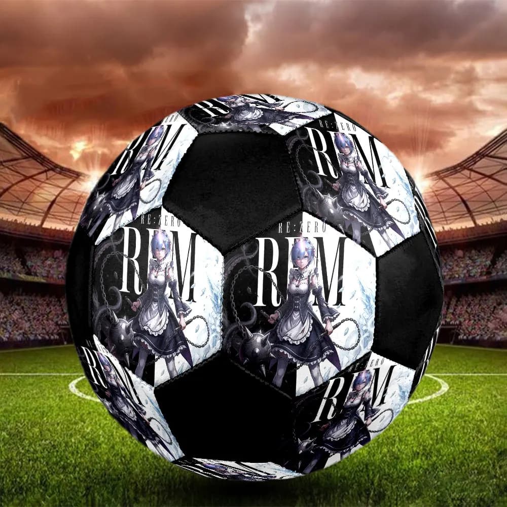 1PC Re Zero Soccer Ball Football Size 5 Practice Ball Colorful Outdoor Sports Graduation Present HE62