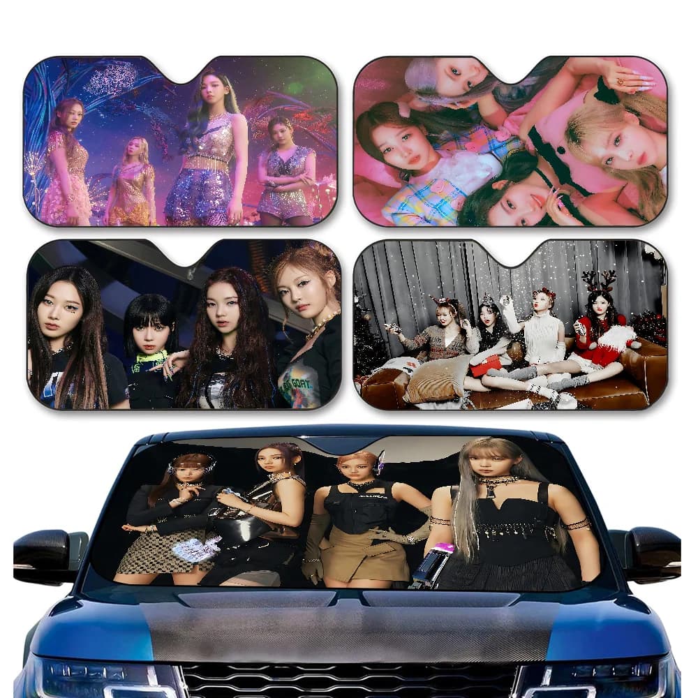 K-KPOP A-Aespas Parabrezza Parasole Per Auto SUV Camion Finestra Anteriore Parasole Accessorio Visiera Protezione Scudo Copertura