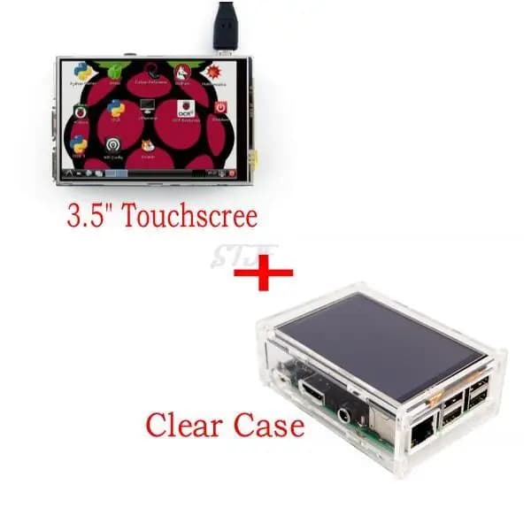 Display Touch Screen TFT LCD 3.5 con stilo per custodia trasparente in acrilico Raspberry Pi 2 Pi 3 +