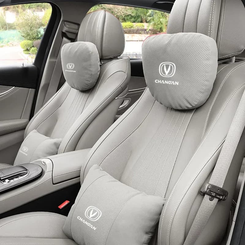 Car Headrest Lumbar Support Pillow Spine Neck Pillow Seat For CHANGAN CS85 CS15 CS35 PLUS CS55 CX70 PHEV CS95 UNI T Accessories