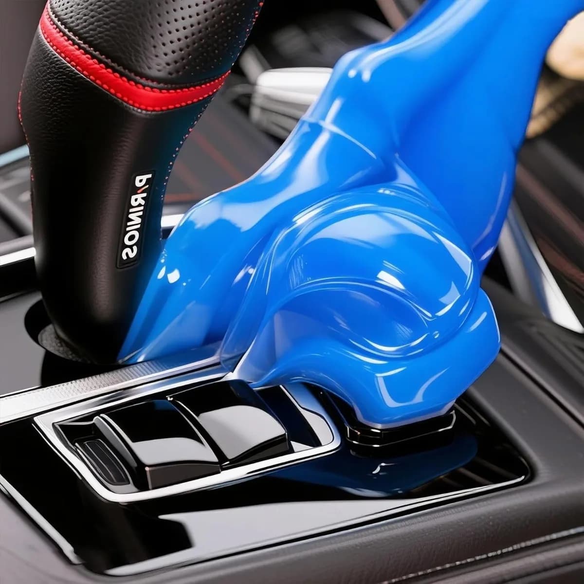Gel detergente per auto, pasta detergente universale per interni auto, slime per la pulizia dell'auto, accessori per la cura dell'auto, kit per la rimozione della polvere, regali per uomo e donna - 5.6oz