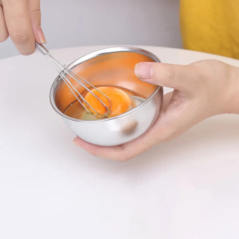 190Ml Stainless Steel Children's Bowl, Safe Container for Home and Asylum Foods, Soup Bowl and Newborn Baby and Children's Pasti