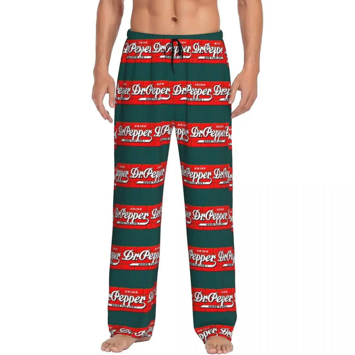 Pantaloni da pigiama personalizzati Dr Pepper Good For Life Pantaloni da notte da uomo con tasche