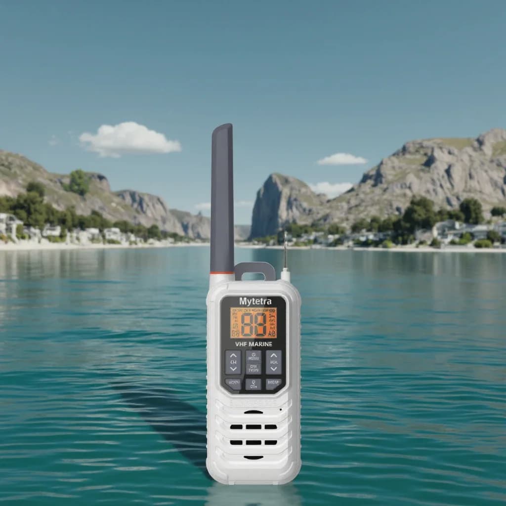 F367 Walkie Talkie marino Radio galleggiante VHF Canali VHF impermeabili USA e Canada Canali meteorologici NOAA con avviso meteorologico IP67