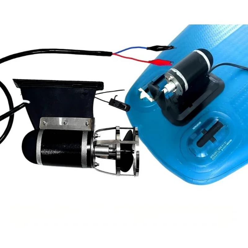 12V300W Universale Subacqueo Propulsore Paddle Board Motore di Propulsione Barca Da Pesca Elettrico Coda Pinna Kayak Dispositivo di Alimentazione 7 Km/h