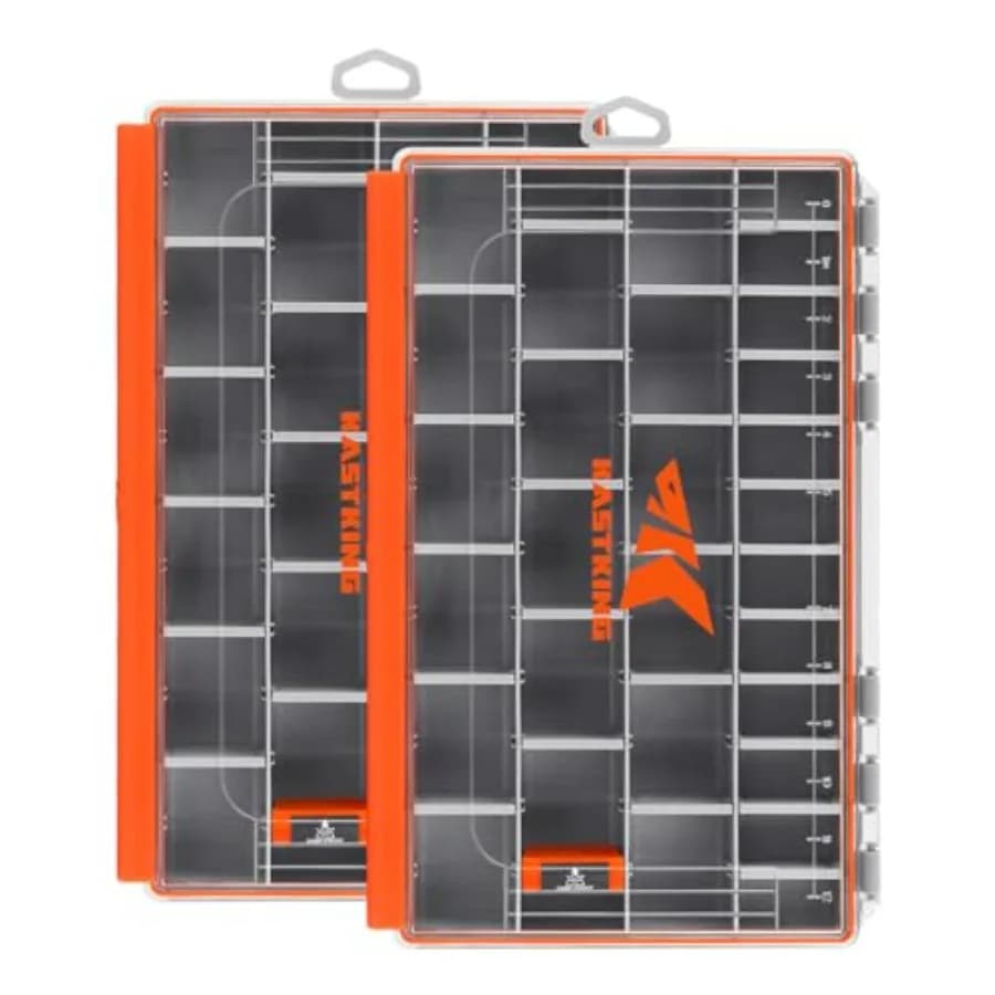 Scatola Porta Attrezzi da Pesca Impermeabile HyperSeal, Contenitori Impermeabili 3600 e 3700, Organizer per Attrezzi da Pesca con Divisori Rimovibili, L
