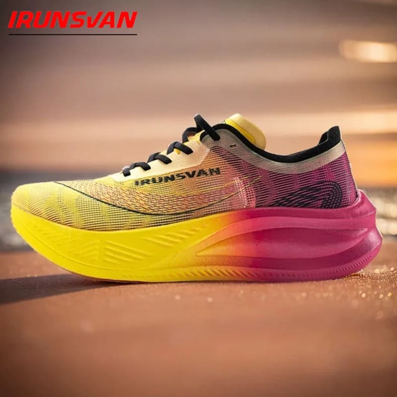 IRUNSVAN Rehuo 1.0 Scarpe da corsa con piastra in carbonio a figura intera Maratona ultraleggere da uomo 24028