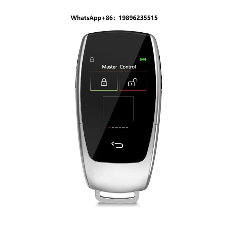 Universal Smart LED Display Auto Lock Unlock Key All-in-One Keyless Entry with LCD Screen