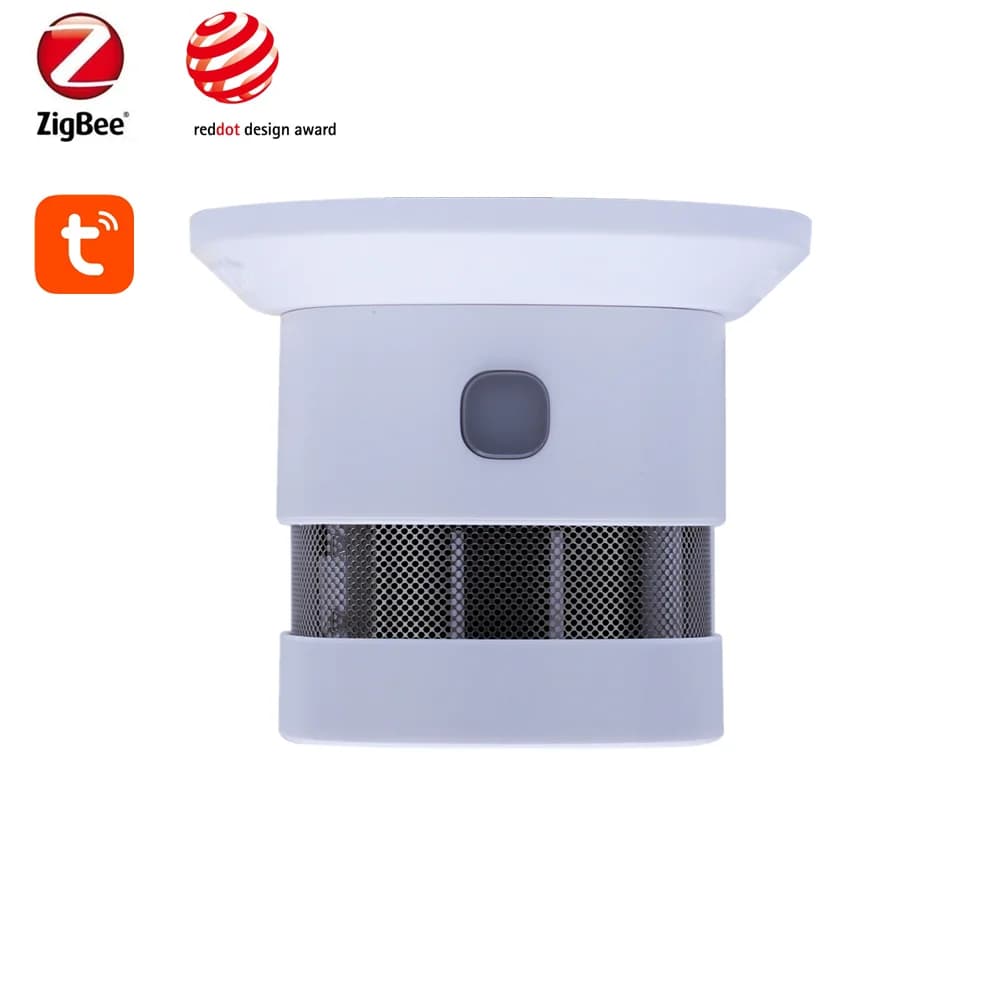Rilevatore di Fumo Antincendio Tuya Zigbee 3.0 2026, Sensore Fotoelettrico Compatibile con Gateway Tuya Zigbee e Home Assistant