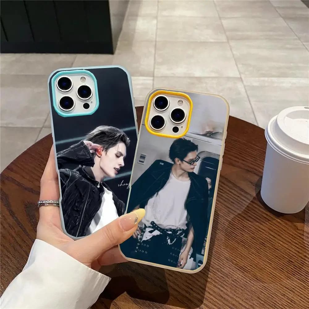 Custodia per telefono James Jean in gel a doppio strato antiurto per iPhone 17 16 15 14 13 12ProMax