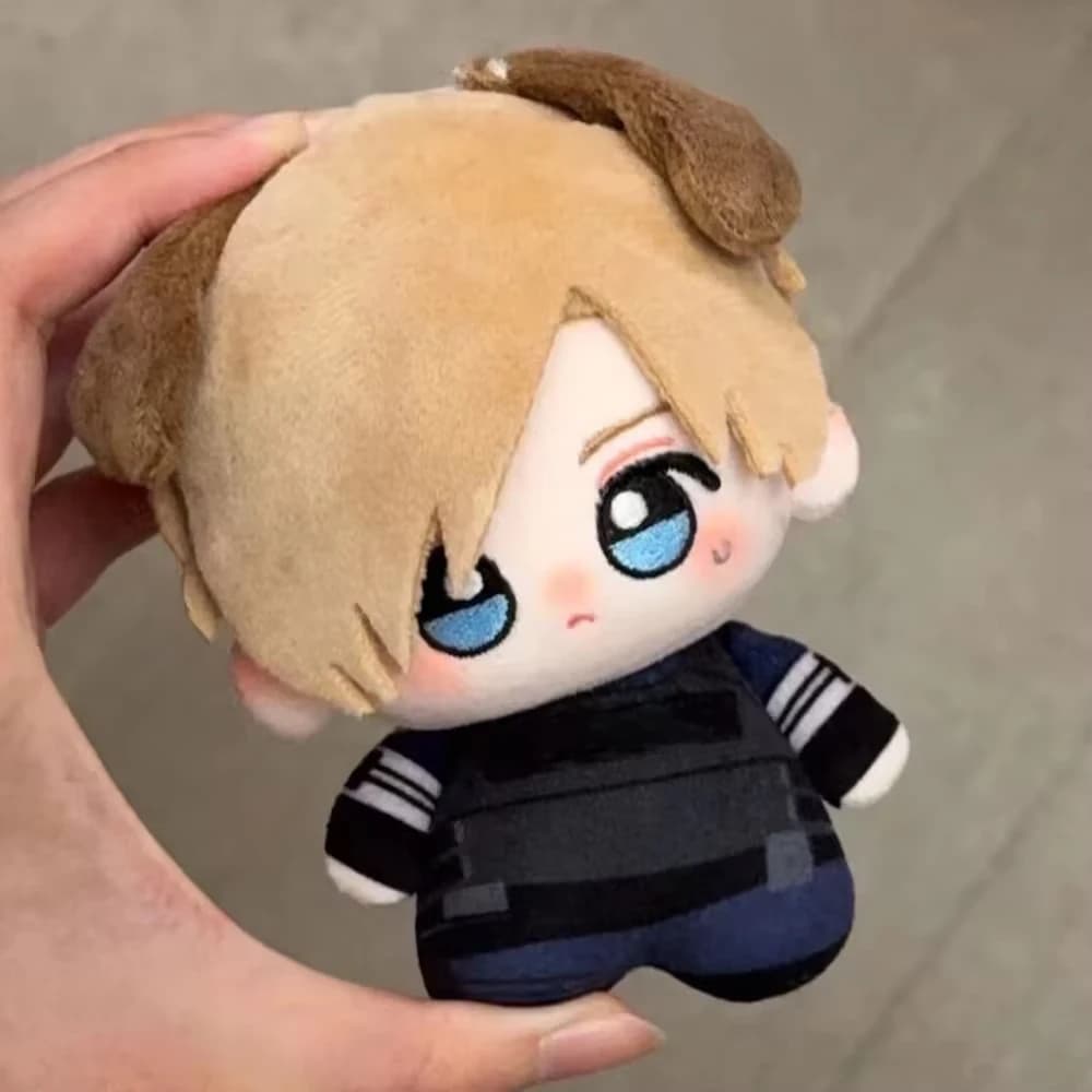 Game Leon S Kennedy Cosplay Plush Cotton Doll Stuffed Dolls Soft Cartoon Figure Plushies Bag Decoration Prop
