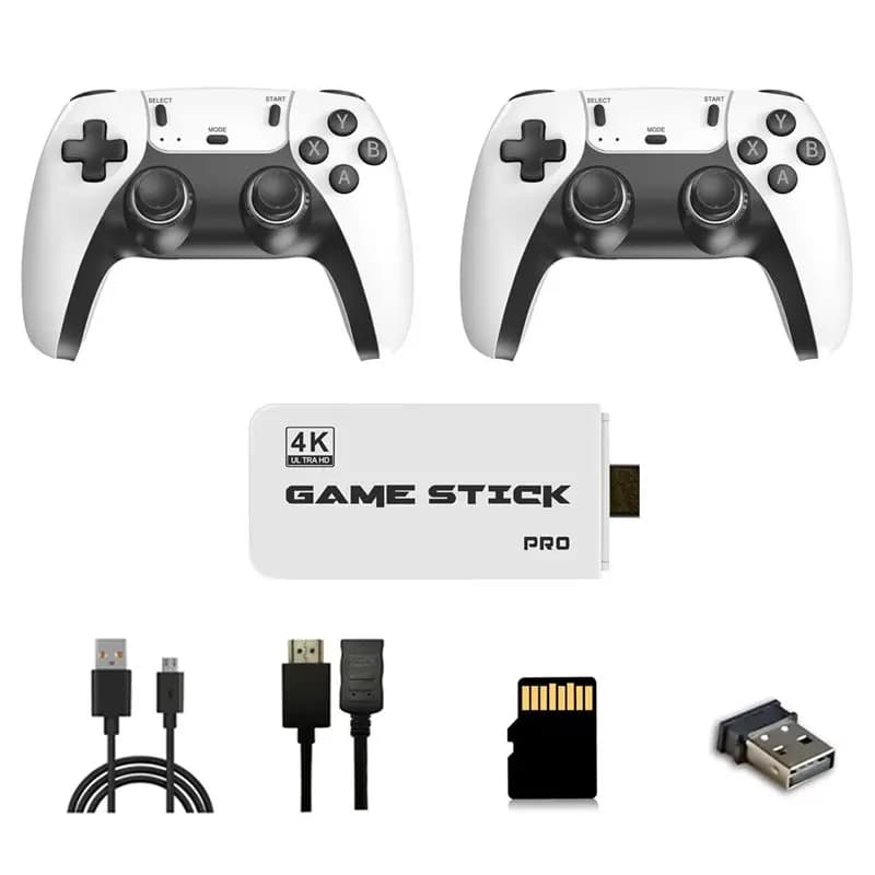 【CARNIVAL】Doppio controller wireless M15 2.4G Stick per videogiochi Uscita 4KHD 23 emulatori Scheda TF da 64 GB Tappetini per giochi wireless Cons di gioco