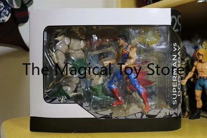 The Death of the Original Superman DC Classics Deluxe Action Figure Set Superman vs. Doomsday Collectible Toys & Models