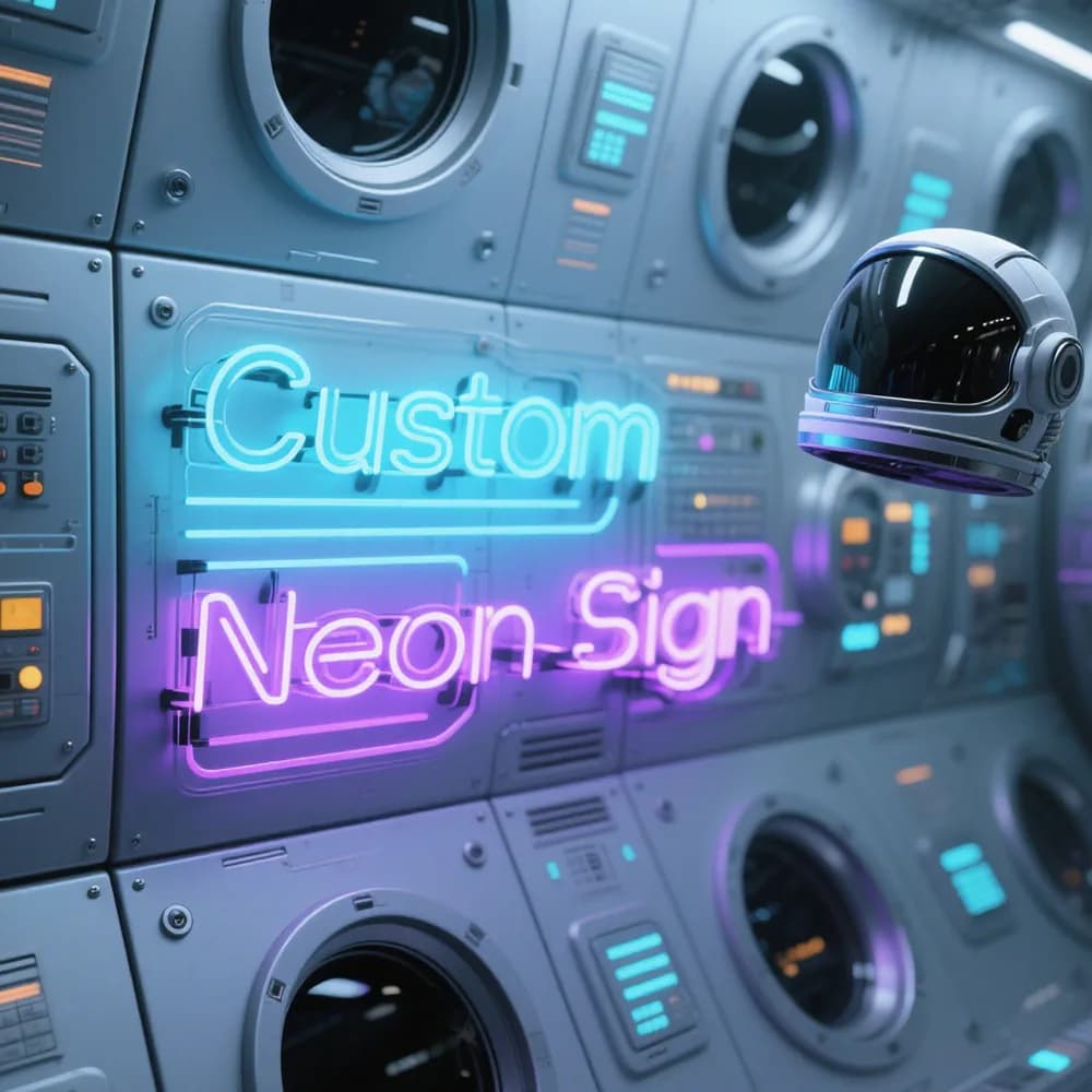 Insegna al neon personalizzabile Può luce a LED personalizzata per bar, salone, arte da parete, negozio di capelli, logo aziendale, decorazione, lettera artistica