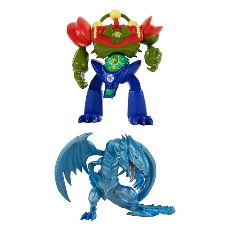 Yu-Gi-Oh Anime Figura Mago Scuro Occhi Blu Drago Bianco Statua in PVC Modello Decorazione della stanza Ornamenti fai da te Regalo di Natale per bambini