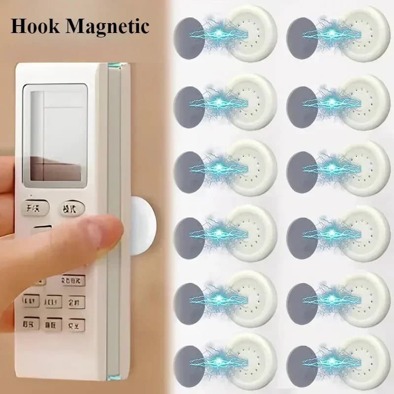 Gancio Magnetico Potente, Portachiavi da Parete, Ganci Antifurto per Giardino e Telecomandi, Organizzatore per Casa e Decorazione