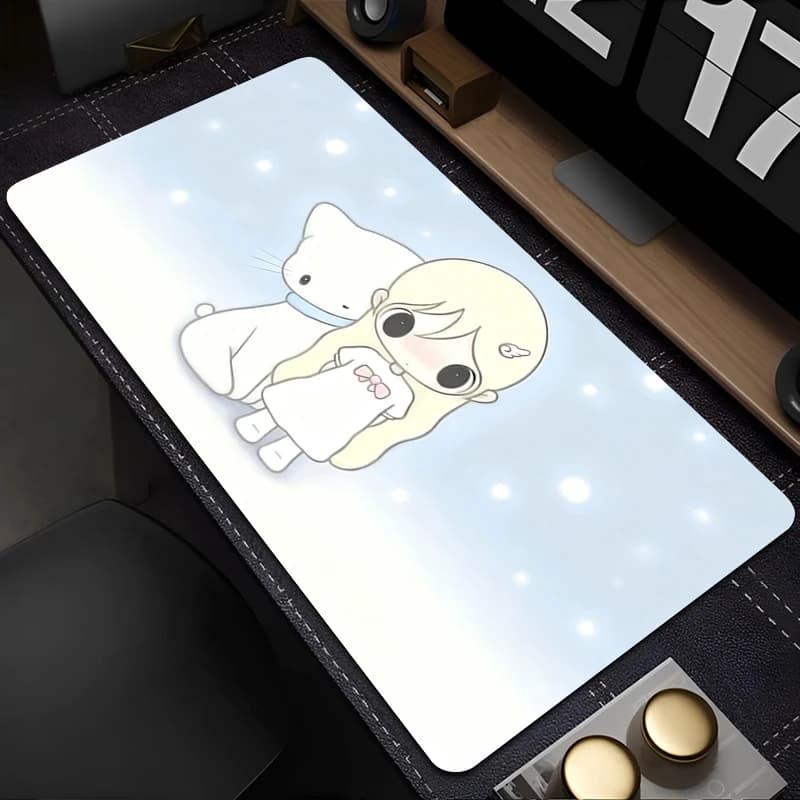 Mouse Pads kawaii Desk Mat E-sports Gaming Accessories alfombrilla Computer Mouse Mat Varmilo Keyboard Pad Cute cartoon Mousepad