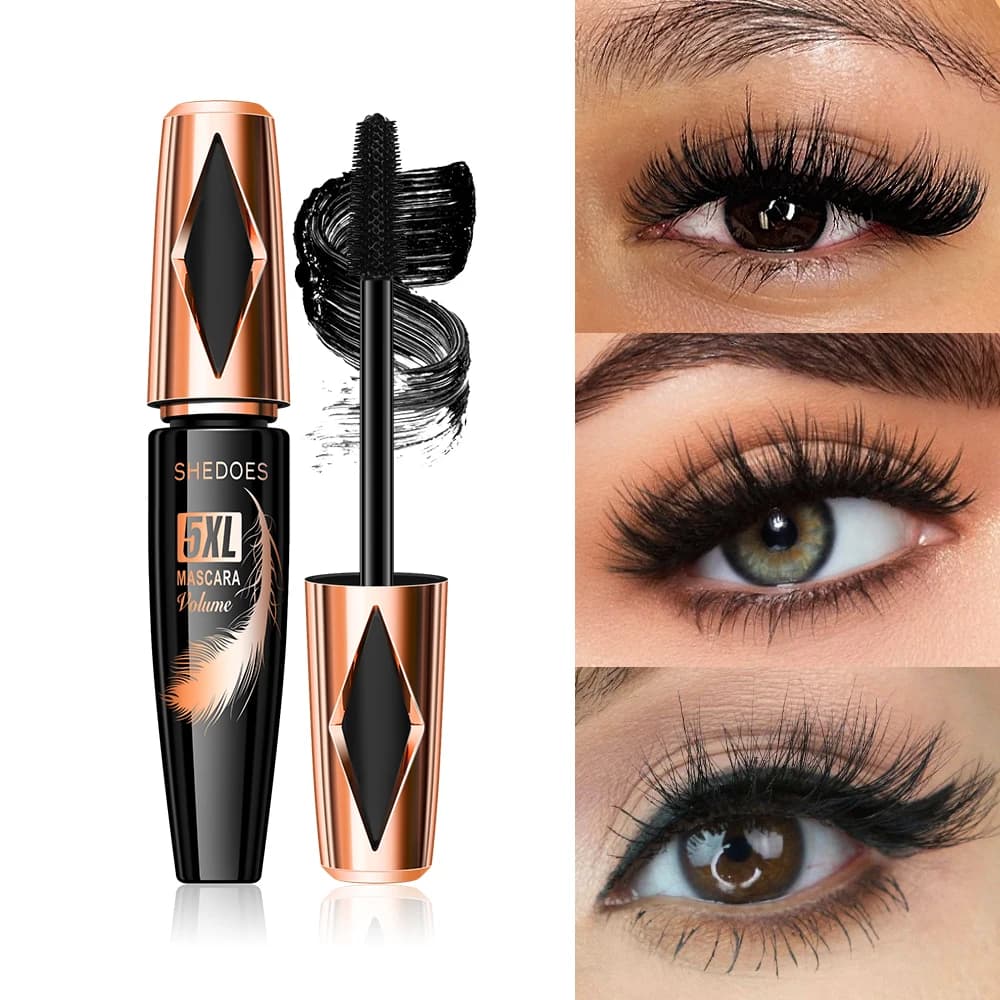 SHEDOES mascara ciglia abbondanti, arricciate e spesse, extension ciglia, modellanti a lunga durata, impermeabili