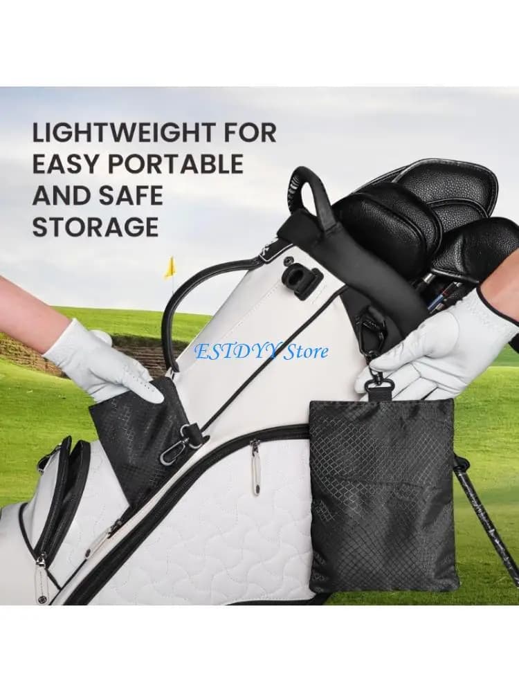 G6DE 3 Items efficient Golf Ball Pockets Handy Zipper Top Tight Seal