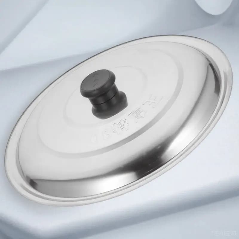 Stainless Steel Pot Lid Multi-Function Round Design for Pots Woks Frying Pans Hot Pots Water Bucket Covers Home Kitchen