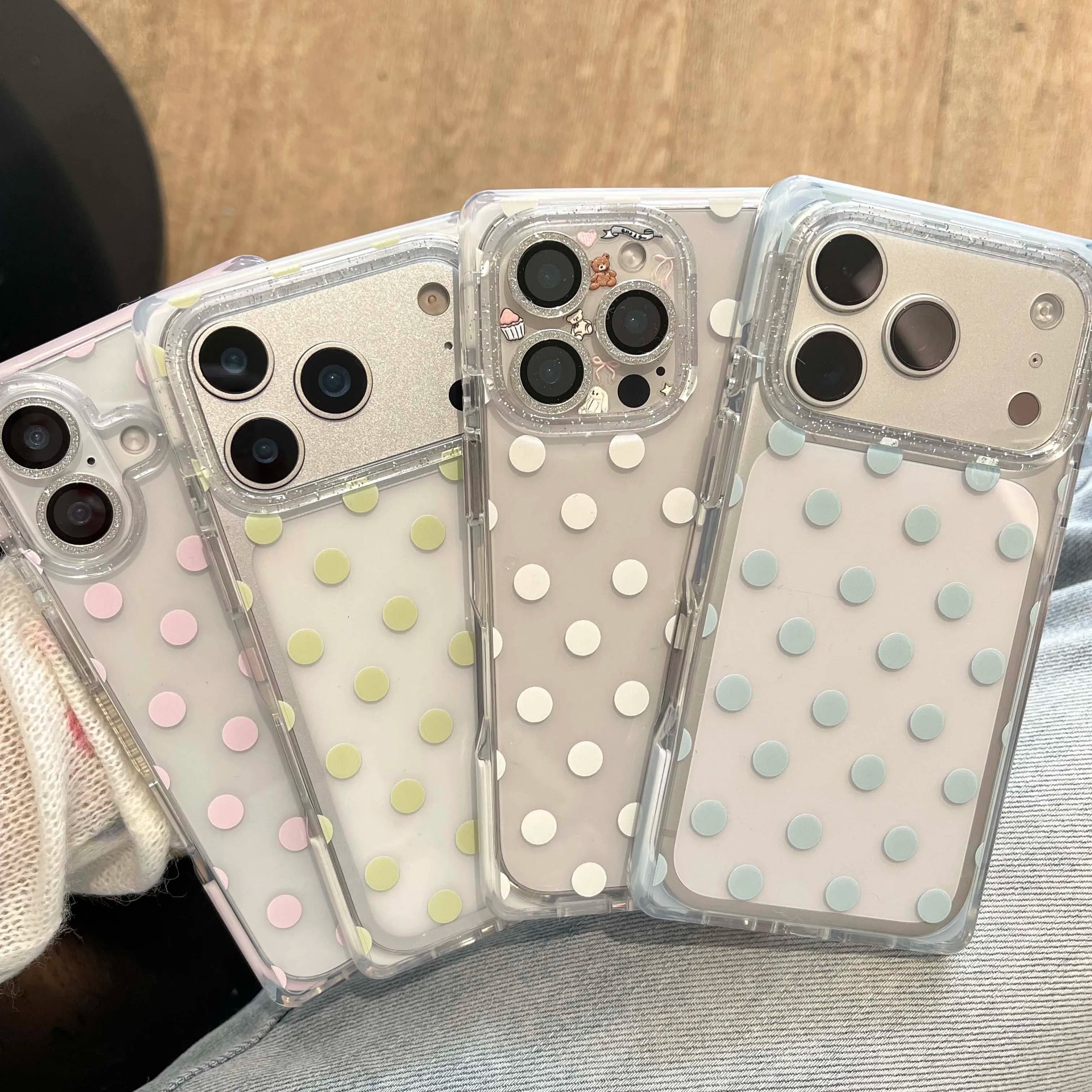 Jane point colorful square phone case for iphone 13 14 15 promax 16 17 pro max back cover fundas capa