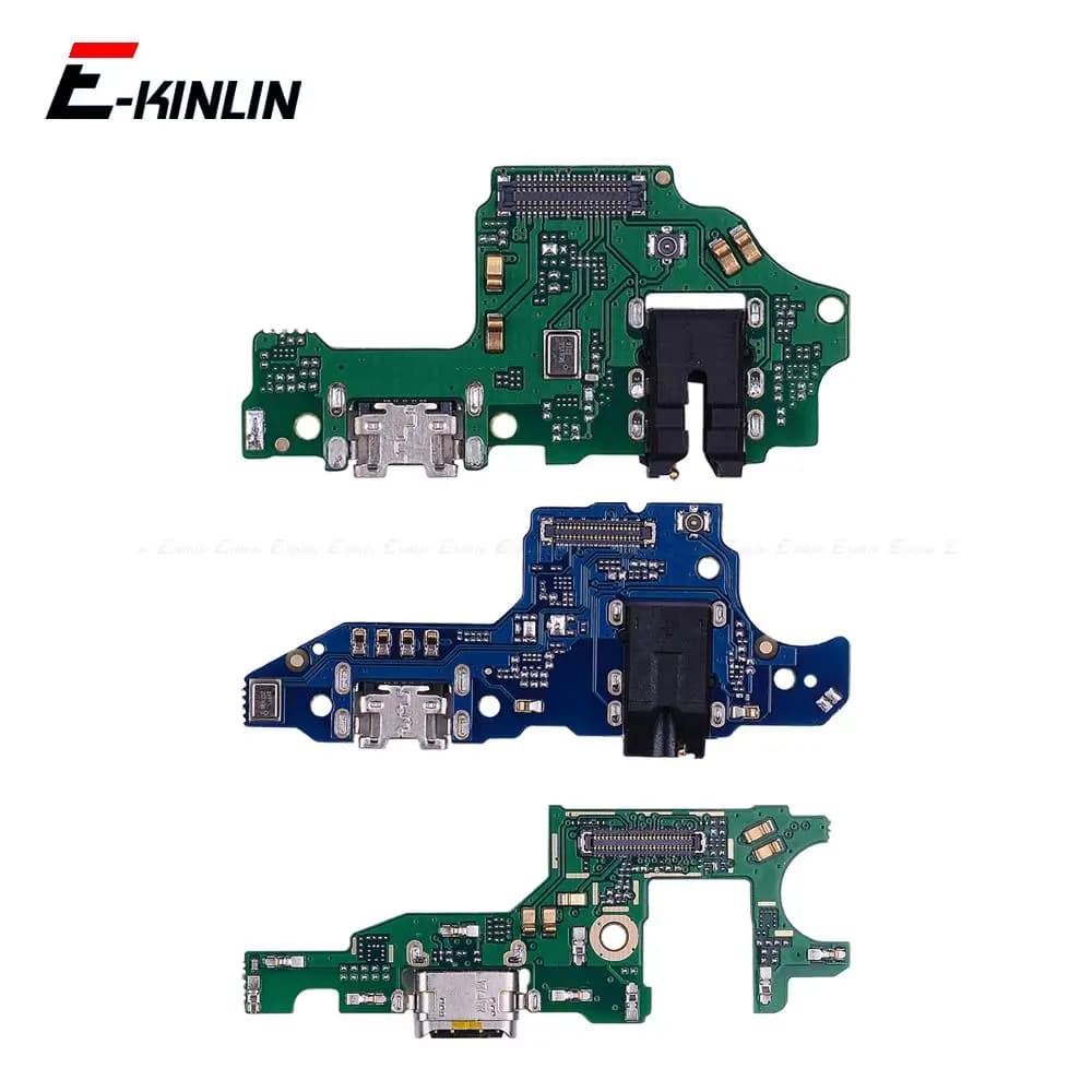 Scheda di ricarica USB con porta di ricarica e cavo flessibile microfono per ricambi Huawei Honor View 20 20S 20E 10 10i 9 8 8C 8X Pro Lite