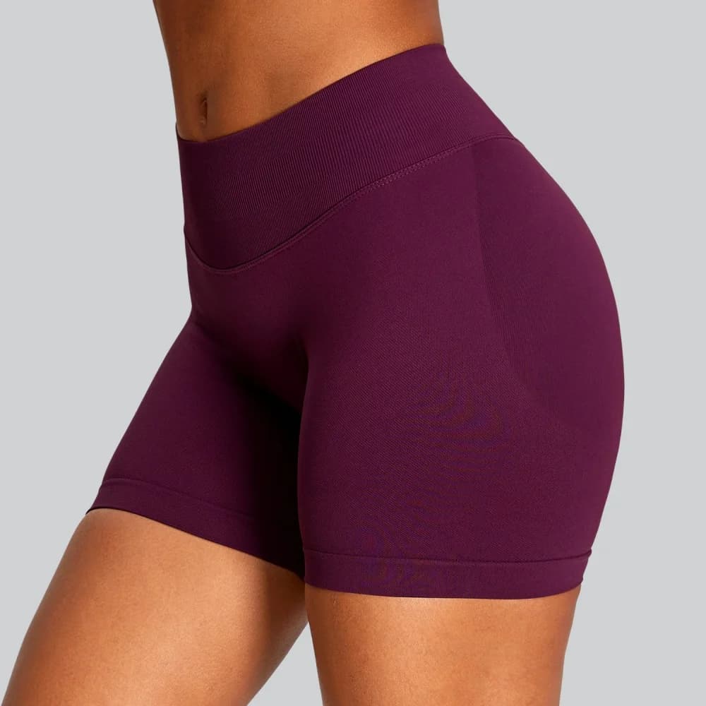 Pantaloncini Yoga Donna Estivi Senza Cuciture, Shorts Sportivi da Corsa e Palestra, Vita Alta Push-Up, Abbigliamento Fitness Ciclismo Allenamento