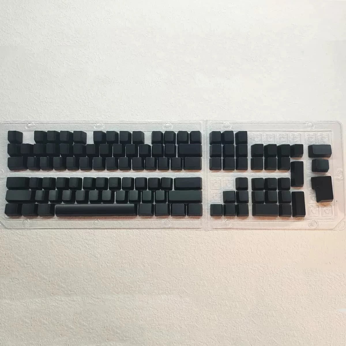 Set di 108 Tasti in ABS Bianco e Nero, Profilo XDA OEM, per Tastiere Meccaniche MX, Personalizzabili con Incisione Laser
