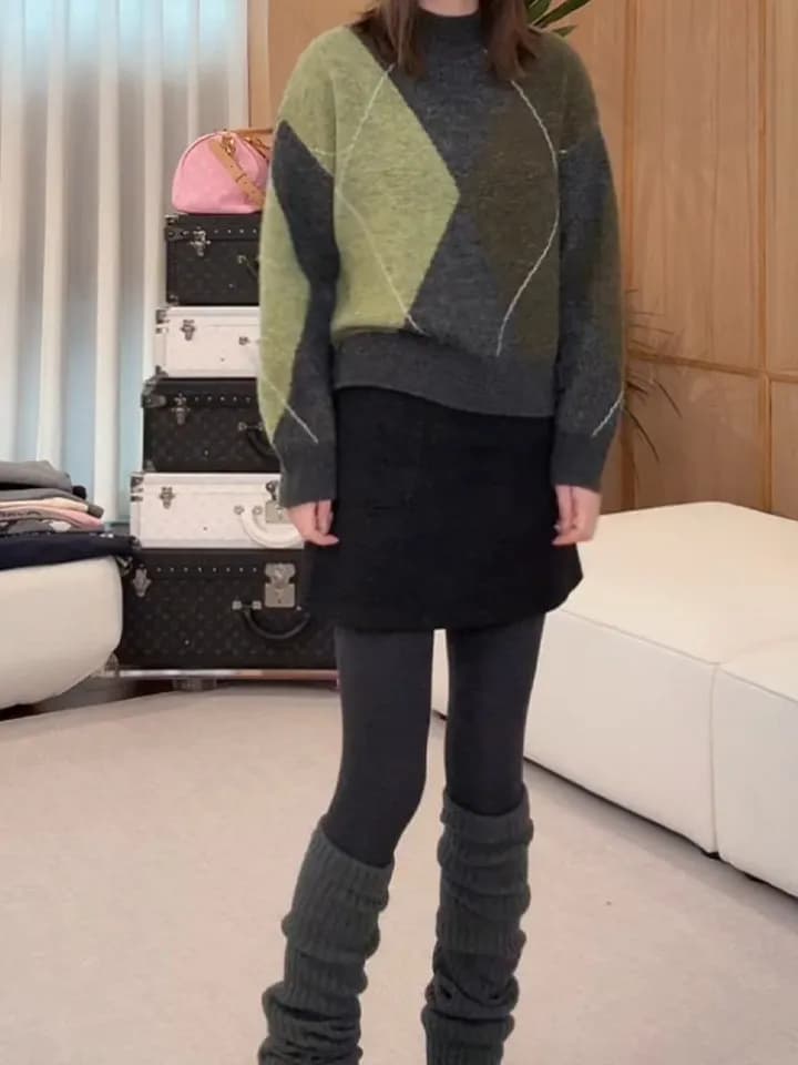 Simple Casual Wrap around Skirt Women's mid Waist A-Line Short Skirt Double Pocket High-End Feel Color Autumn Wear