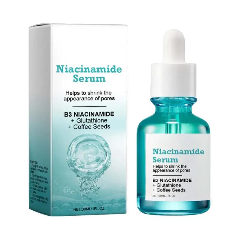 B3 Siero di niacinamide Rafforzamento dei pori Minimizzazione del viso Essenza schiarente Essenza di ringiovanimento Macchie scure Essenza correttiva