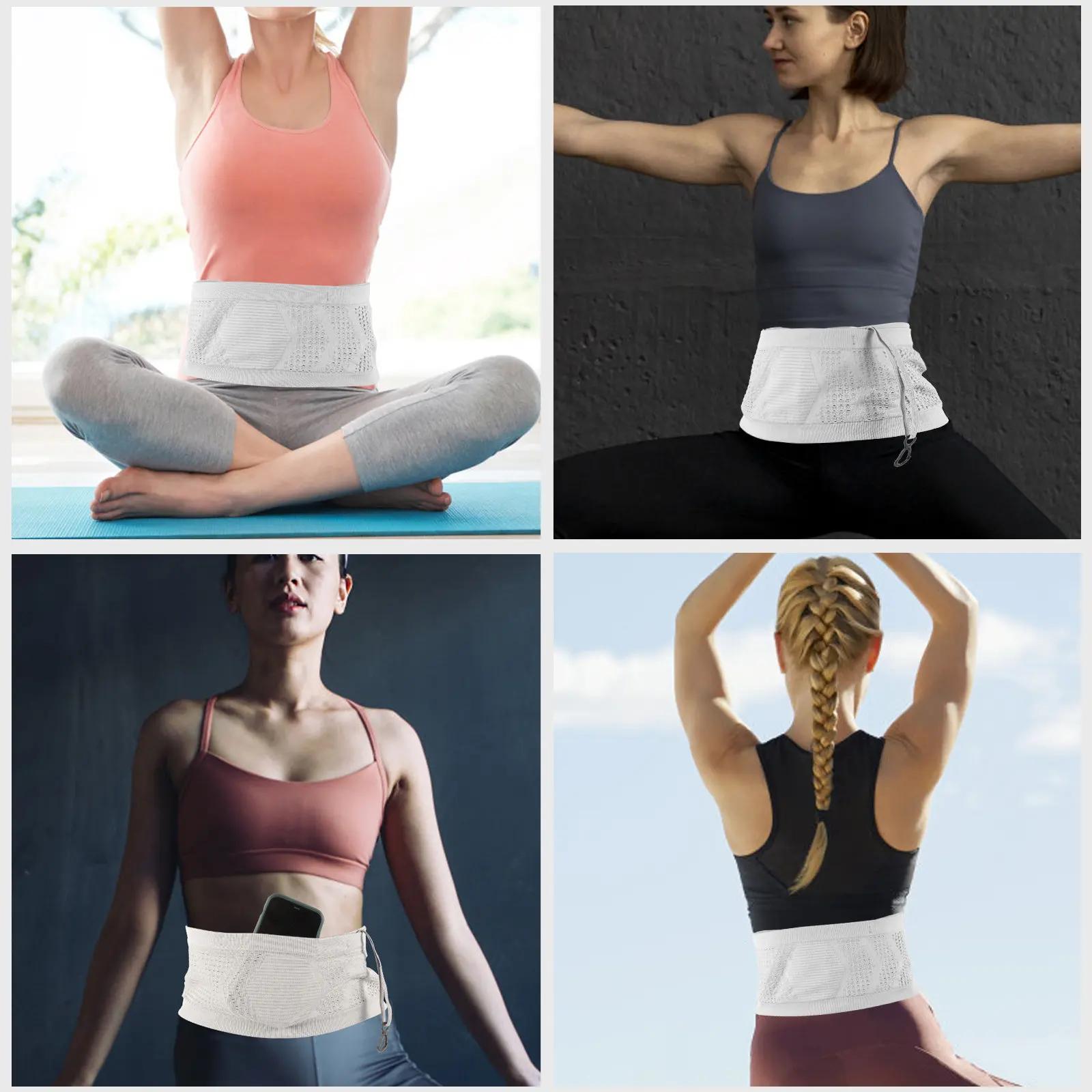 Breathable Nylon Runners Belt Pack Fanny Pack for Men Outdoor Running Hiking Sports Waist Bag Travel Fanny Packs for Men
